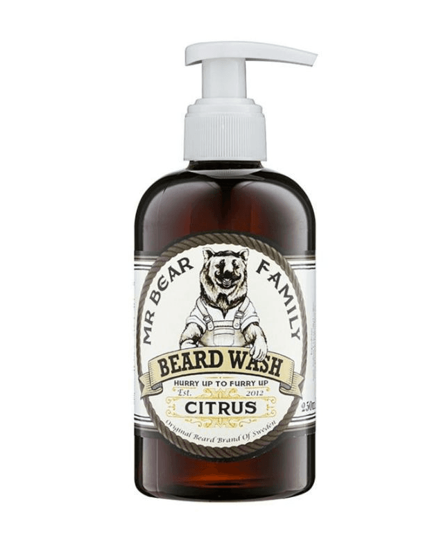 mr._bear_shampoo_citrus.png Mr. Bear Family Baardshampoo Citrus - Afbeelding 1