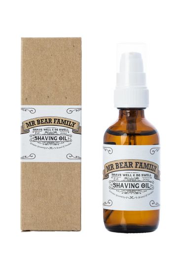 mr_bear_family_scheerolie_xl_60ml.jpg Mr Bear Family scheerolie XL 60ml - Afbeelding 1