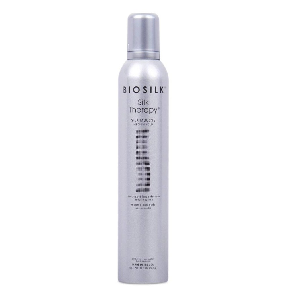 product-biosilk-633911747520 Biosilk Silk Therapy Mousse Medium Hold 360g - Afbeelding 1