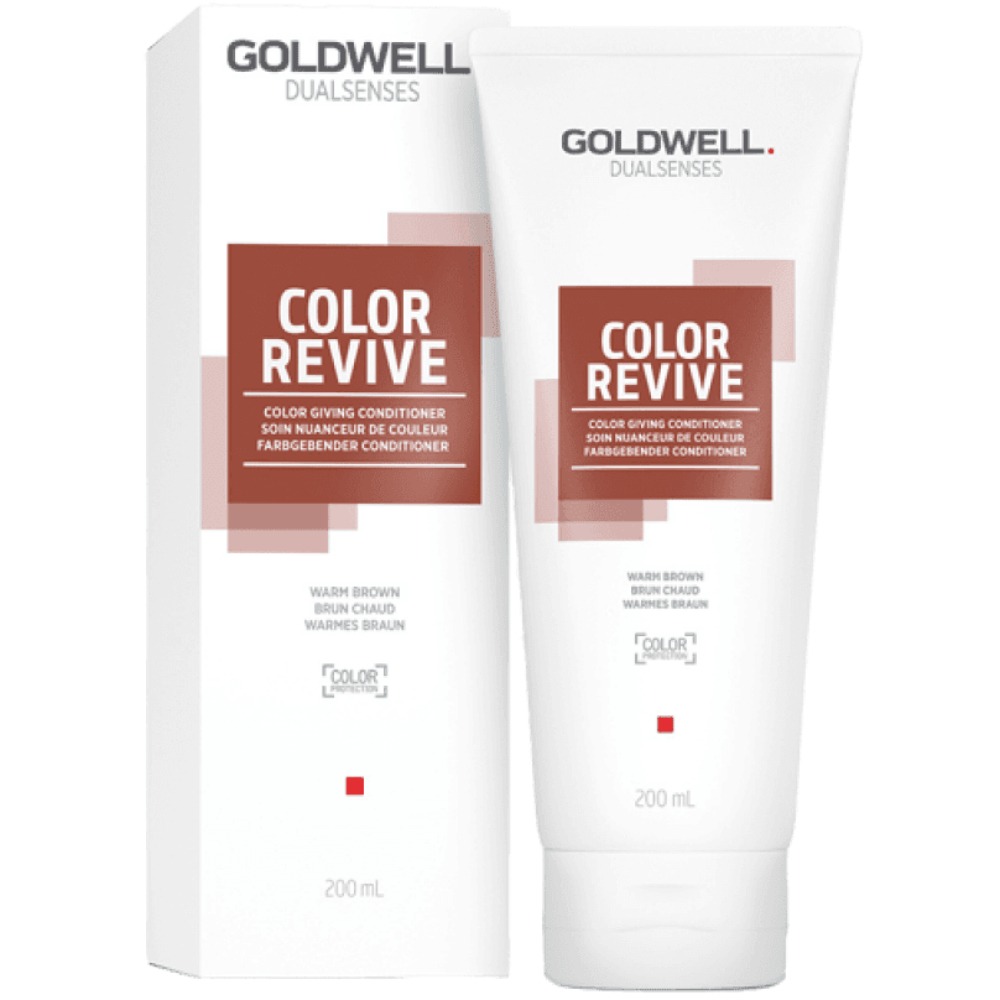 product-goldwell-4021609056270 Goldwell Color Revive Conditioner Warm Brown (200ml) - Afbeelding 1