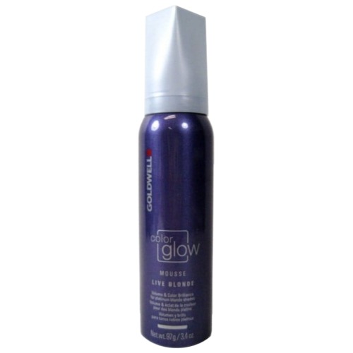 product-goldwell-4021609267126 Goldwell color glow Live Blonde Mousse 100ml - Afbeelding 1