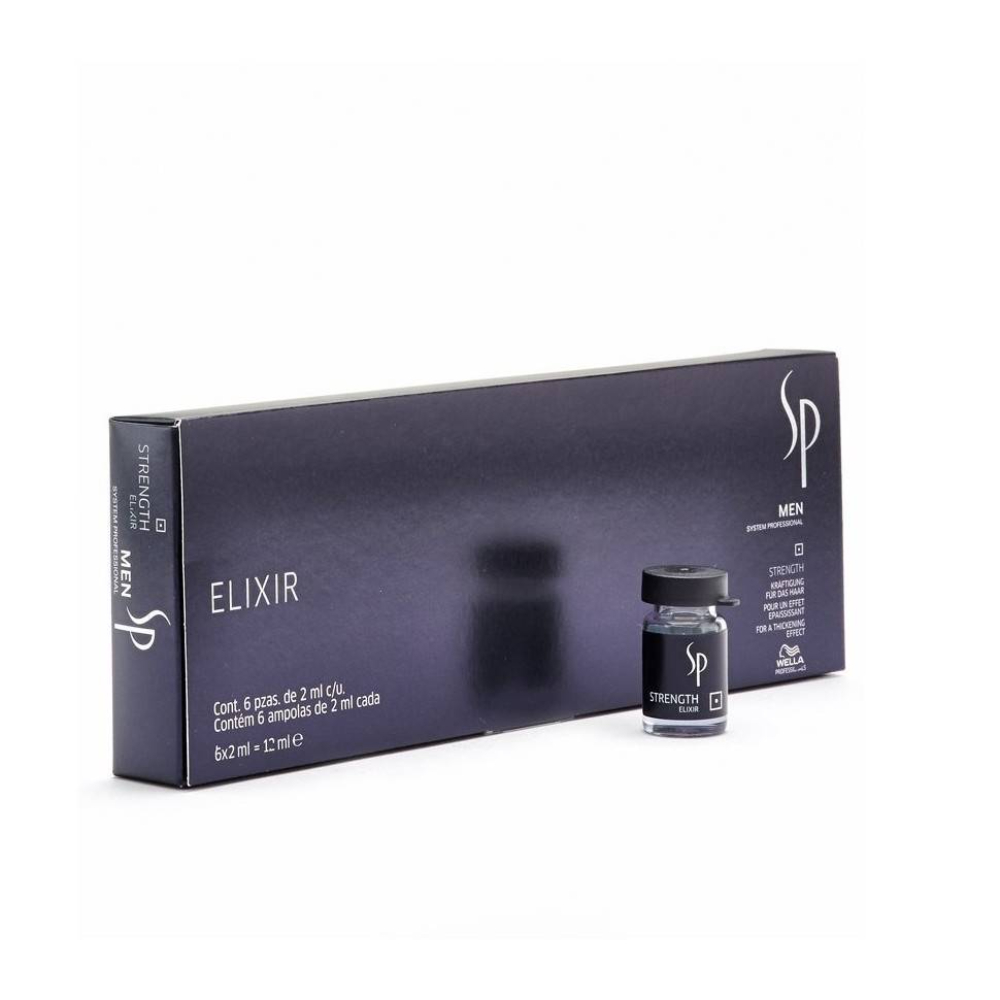 product-wella-4015600225919 Wella SP Men Strength Elixir 6 x 2ml - Afbeelding 1