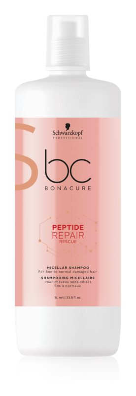 schwarzkopf-professional-bc-bonacure-peptide-repair-rescue-micellair-shampoo-voor-beschadigd-haar___3.jpg Schwarzkopf Bonacure Repair Rescue Shampoo - 1000ml - Afbeelding 1