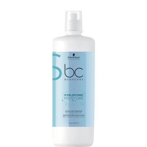 schwarzkopf-professional-hyaluronic-moisture-kick-micellar-shampoo-1000ml.jpg Schwarzkopf Bonacure Hyaluronic Moisture Kick Shampoo - 1000ml - Afbeelding 1